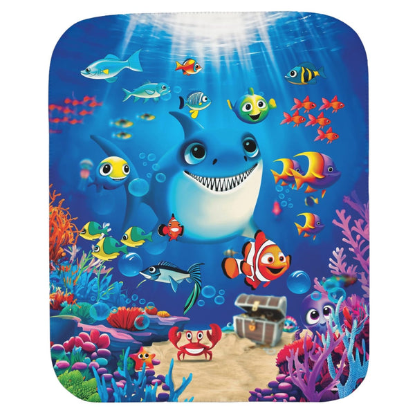 Under the sea baby blanket gift