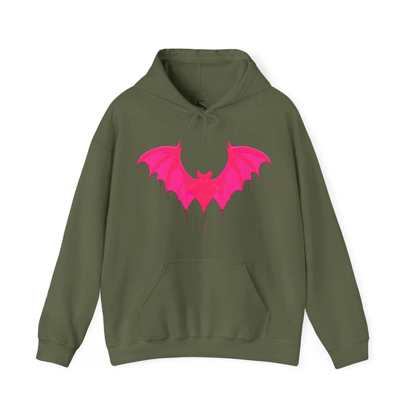 Pink Bat Sweatshirt Hoodie