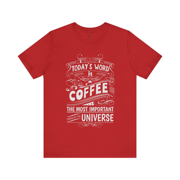 Coffee Typography T-Shirt