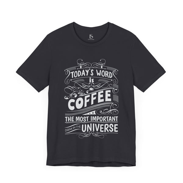 Coffee Typography T-Shirt