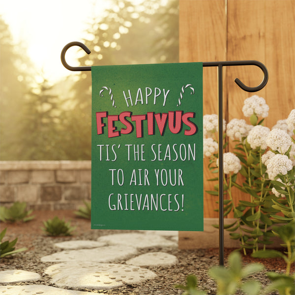 Happy Festivus Air Your Grievances Funny Christmas Flag