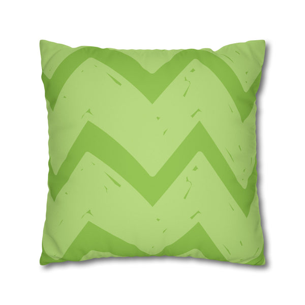 Vibrant Purple & Green Reversible Soft Accent Pillow Cover