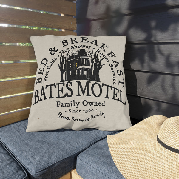 Bates Motel Indoor Outdoor Halloween Pillow
