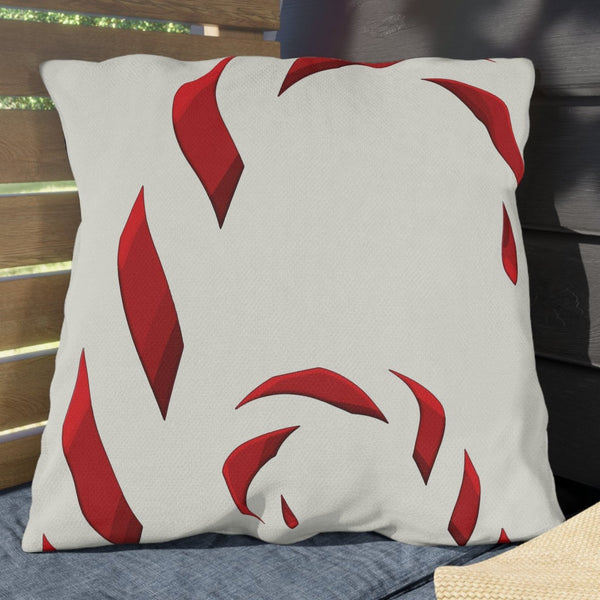 Candy Cane Christmas Throw Pillow