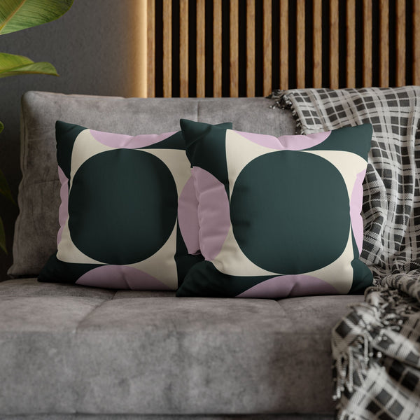SW Paradox Palette Lilac Green Faux Suede Pillow Cover