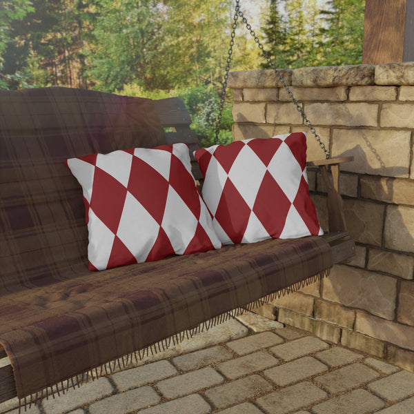 Red & White Diamond Outdoor