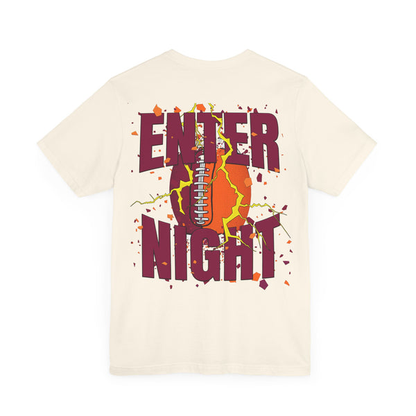 Virginia Tech Football Exit Light Lightning Strike T-Shirt