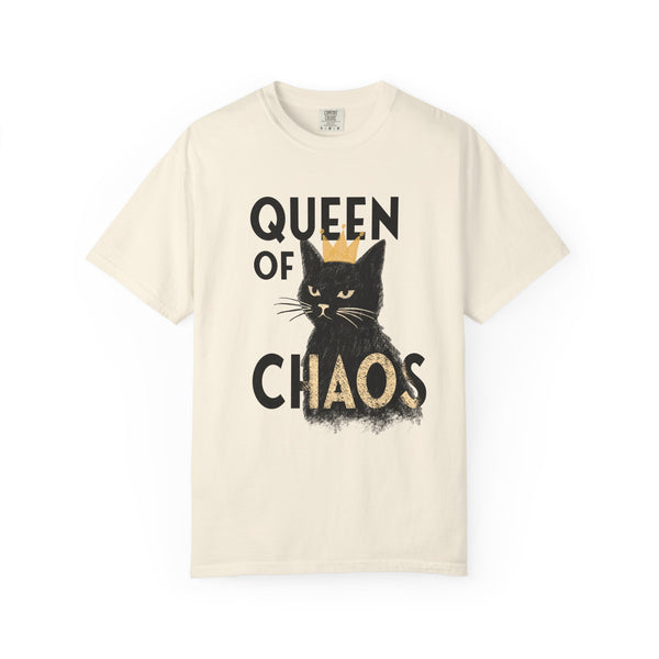 Queen of Chaos Black Cat Grunge Style Comfort Colors® T-Shirt