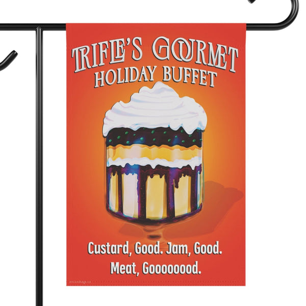 friends thanksgiving yard flag