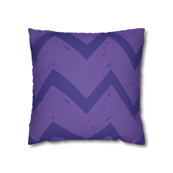 Vibrant Purple & Green Reversible Soft Accent Pillow Cover