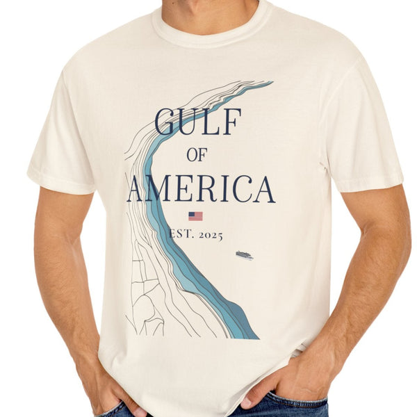 Comfort Colors© Gulf of America Topography Map T-Shirt