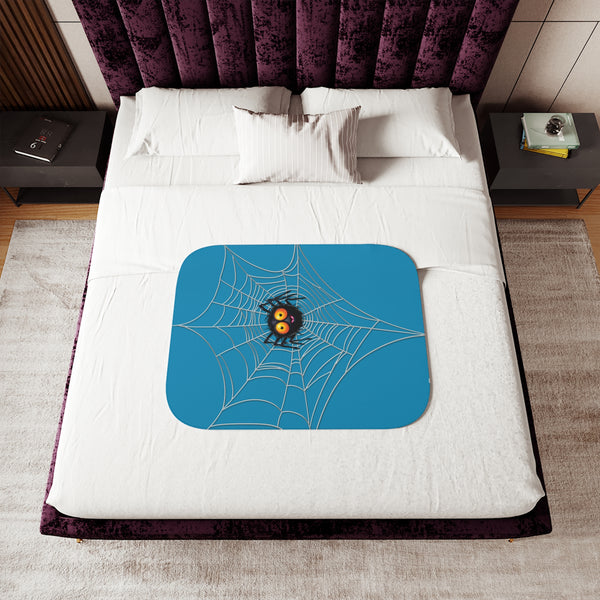Happy Spider Halloween Toddler Baby Blanket