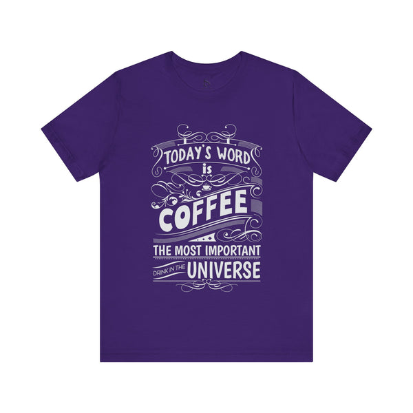 Coffee Typography T-Shirt