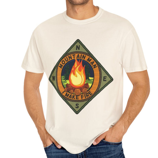 Comfort Colors Mountain Man Camping Tee