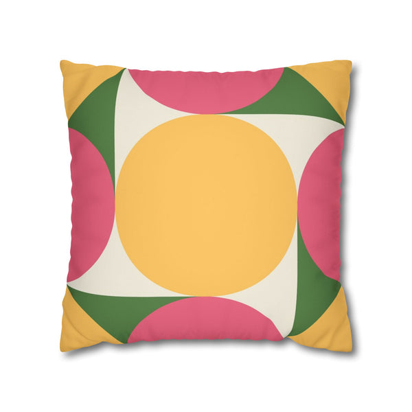 SW Paradox Palette Gold Faux Suede Pillow Cover