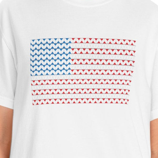 Comfort Colors© Martini Style American Flag Patriotic T-Shirt