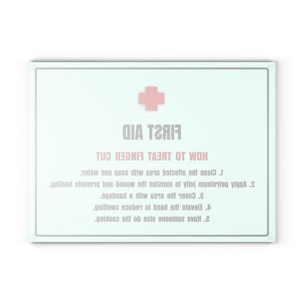 First Aid Funny Kitchen Decor Cutting Board