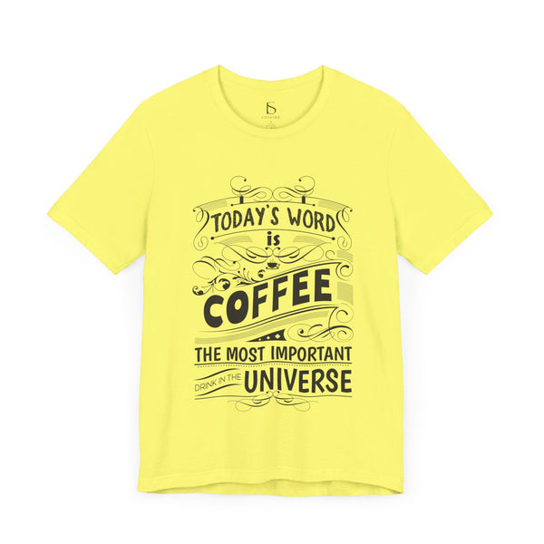 Coffee Typography T-Shirt