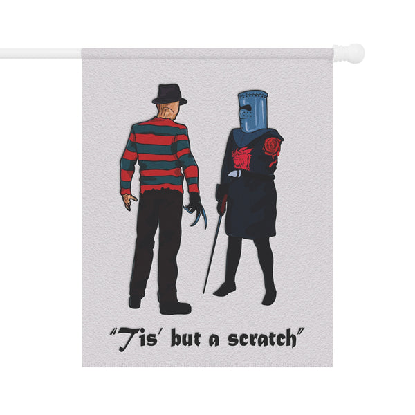 Freddy Krueger vs Monty Python Funny Halloween Yard Flag
