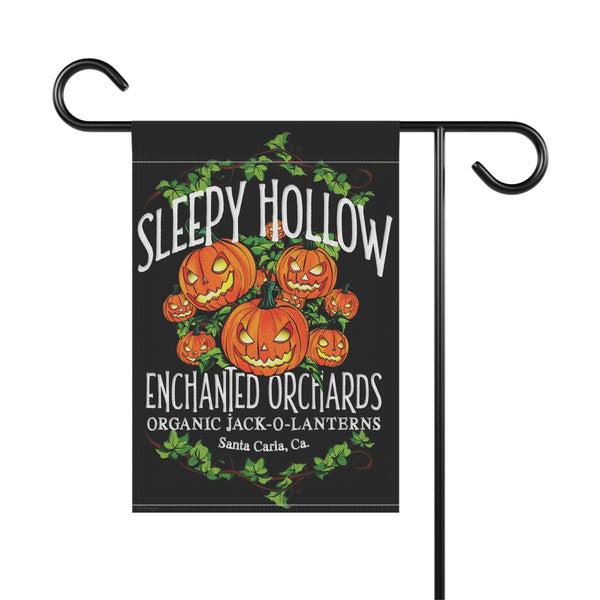 Sleepy Hollow Pumpkin Farms Halloween Yard Flag