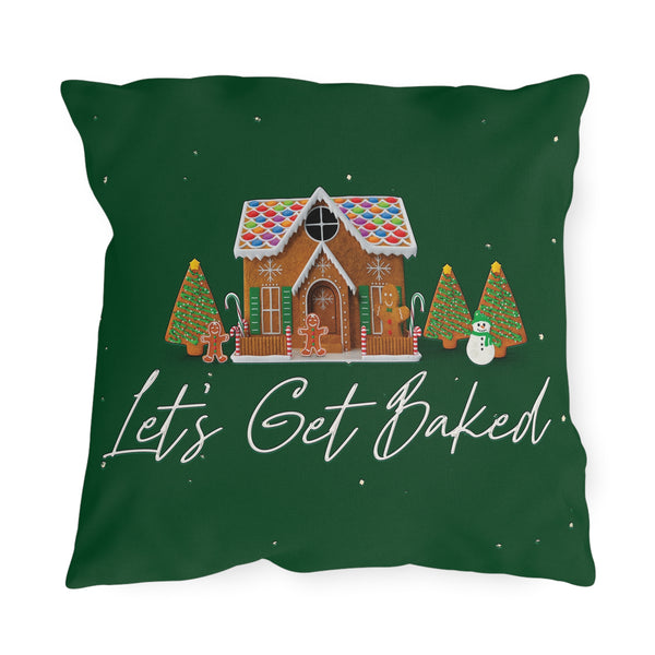 Indoor Outdoor Throw Pillow Christmas Pillow Patio