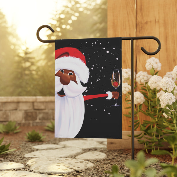 African American Christmas Flag - Weatherproof Garden Flag | Outdoor Holiday Decor