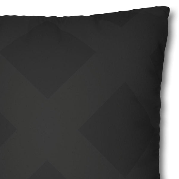 Black Chic Faux Suede Soft Pillow Cover