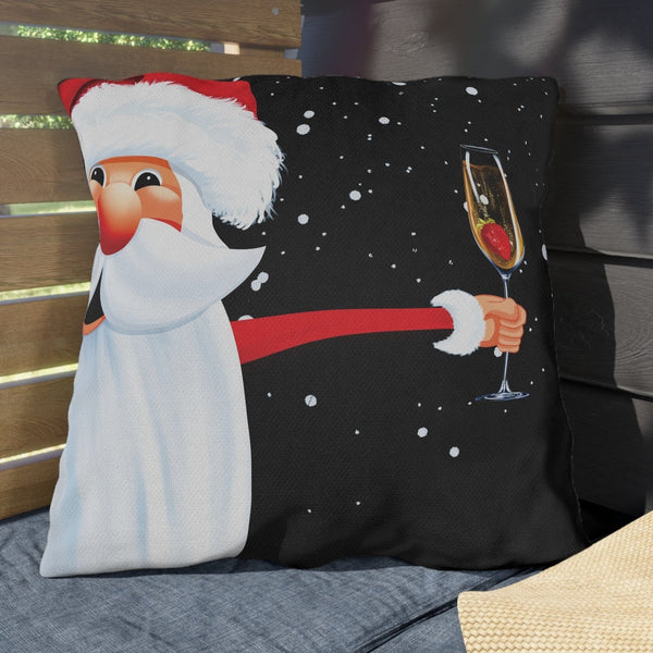 santa christmas party pillow outdoor