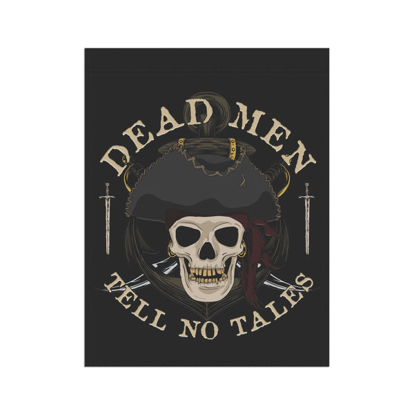Pirate Skull Dead Men Tell No Tales Yard Flag