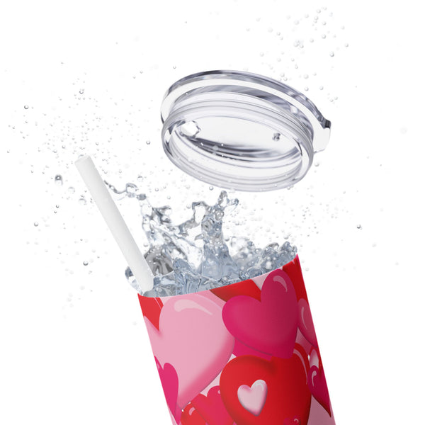 Lot's of Love Hearts Skinny Tumbler 20oz