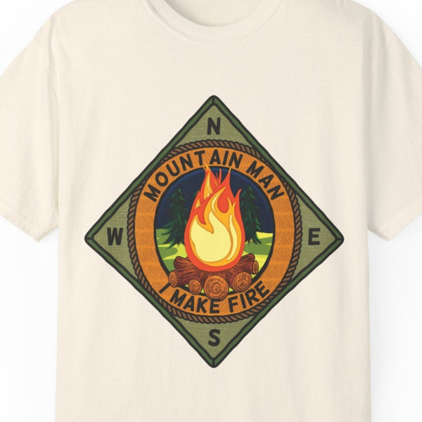 Comfort Colors Mountain Man Camping Tee