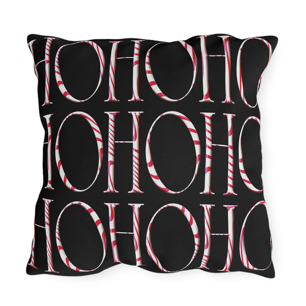 Reversible Holiday Pillow Outdoor Throw Pillow