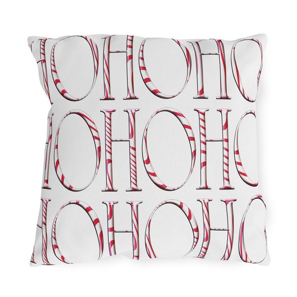 Reversible Holiday Pillow Outdoor Throw Pillow