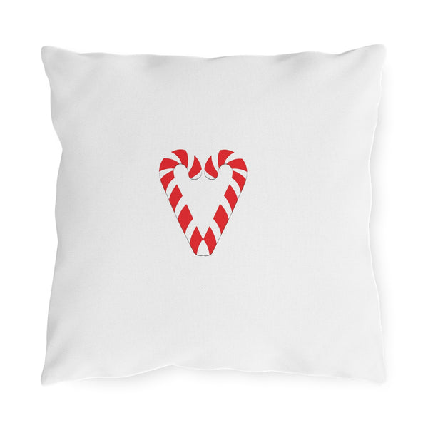 Reversible Christmas Pillow Outdoor Throw Pillow