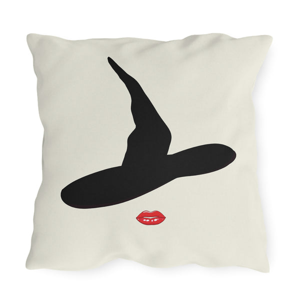 Glam Witch Outdoor Indoor Throw Pillow