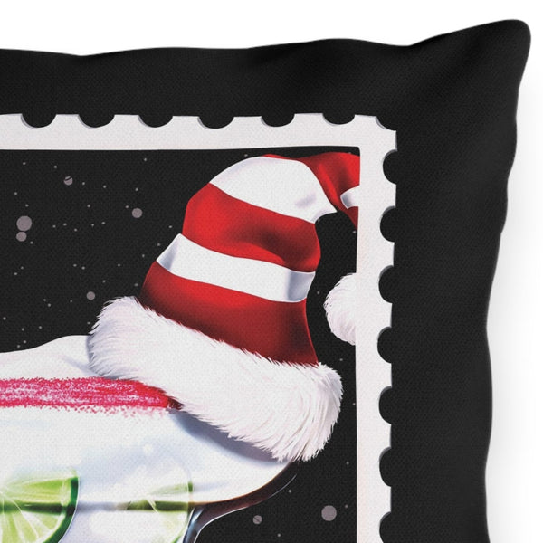 Indoor Outdoor Throw Pillow Merry Margarita Holiday Decor