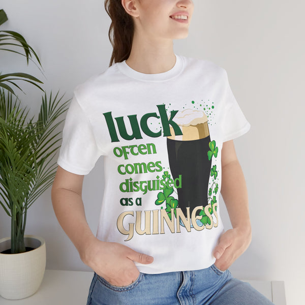 Guinness Lucky Irish St. Patrick's Day Drinking T-Shirt
