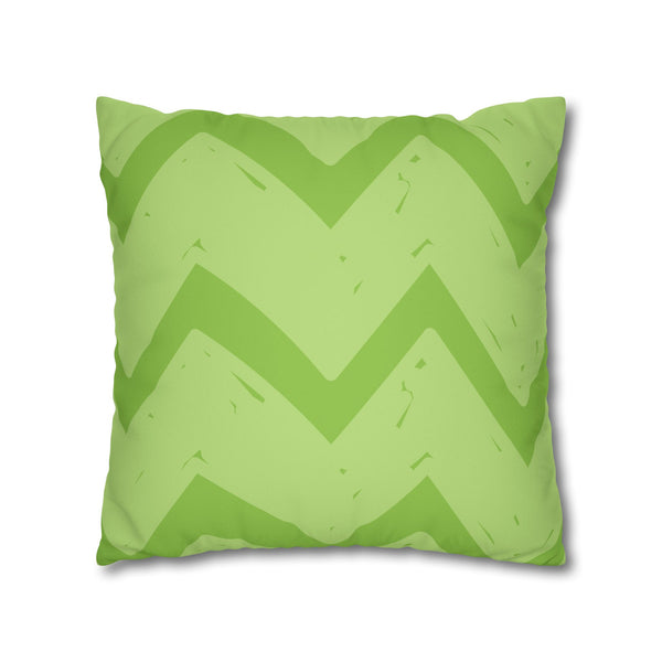 Vibrant Purple & Green Reversible Soft Accent Pillow Cover