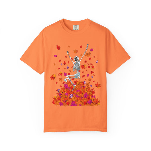 Fall Lovers Skeleton Halloween T-Shirt Comfort Colors®