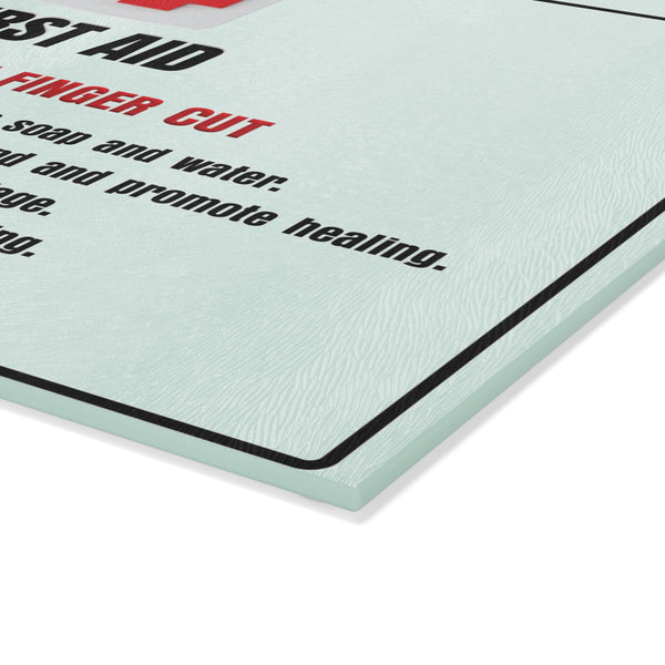 First Aid Funny Kitchen Decor Cutting Board