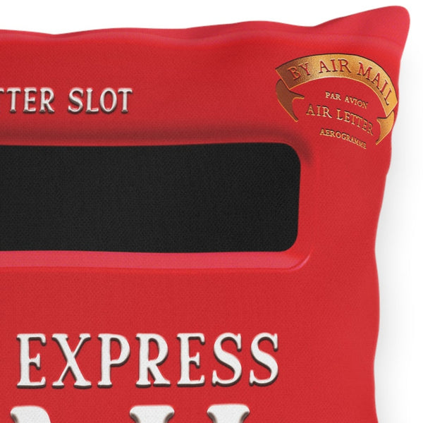 Santa Mailbox Pillow Holiday Throw Pillow