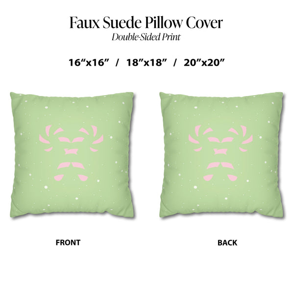 Pastel Christmas Pillow Cover Candy Cane Holiday Pillow