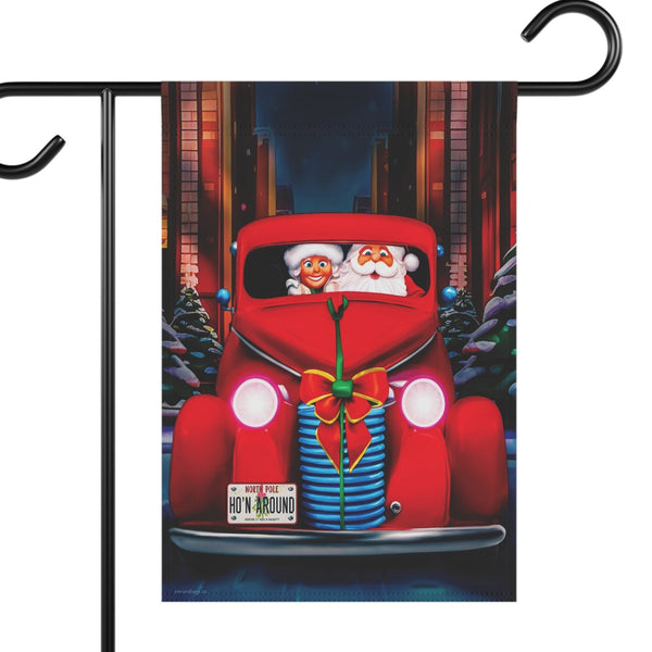 funny christmas flag