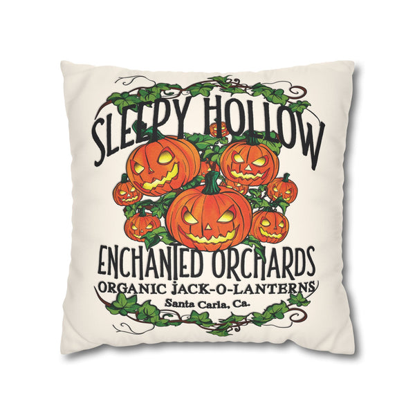 Sleepy Hollow Orchards Halloween Soft Pillow Cover