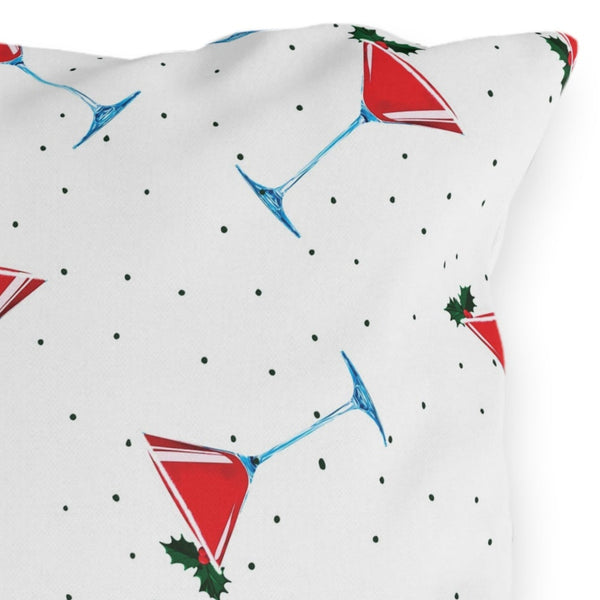 Martini Throw Pillow Outdoor Pillow Holiday Cocktail Decor