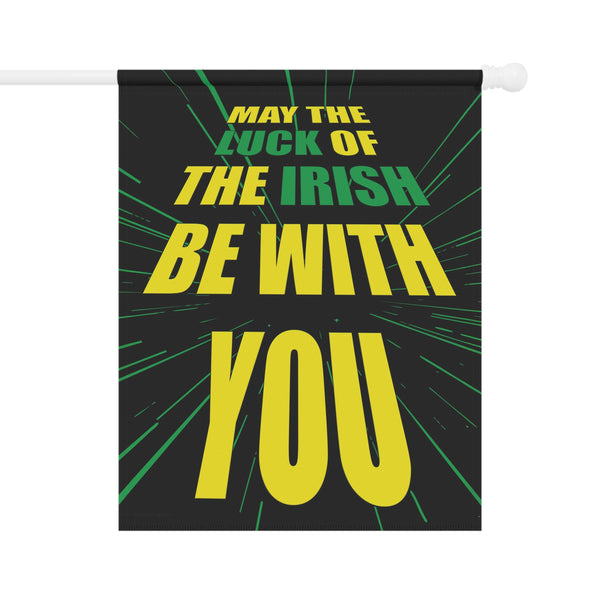 Irish Luck Star Wars Parody Funny Yard Flag