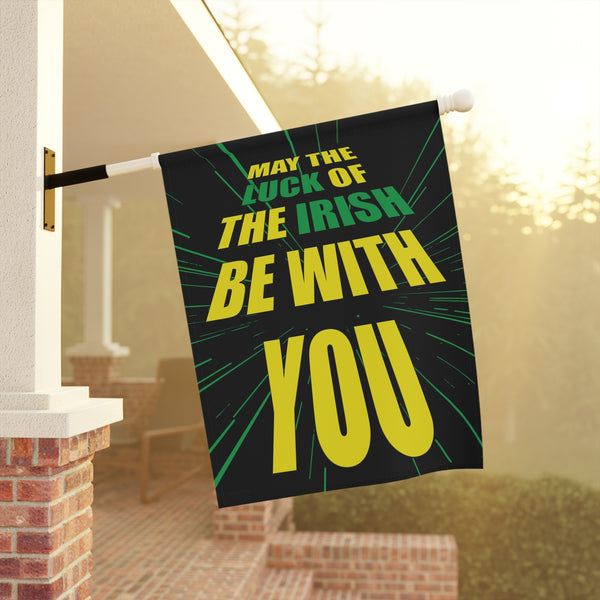Irish Luck Star Wars Parody Funny Yard Flag