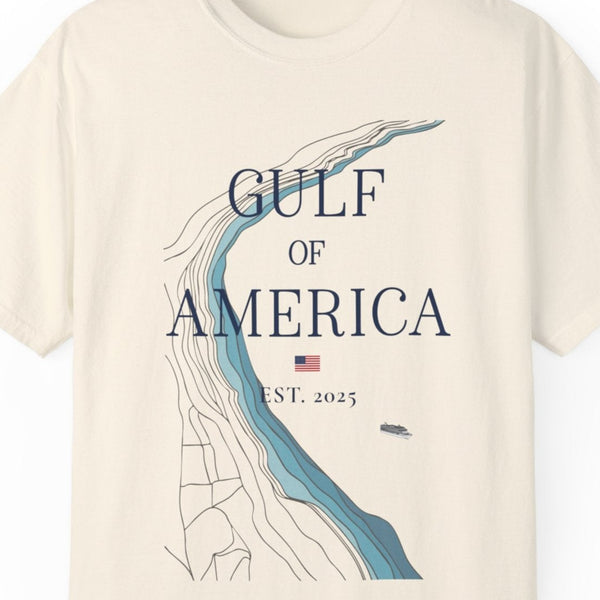 Comfort Colors© Gulf of America Topography Map T-Shirt