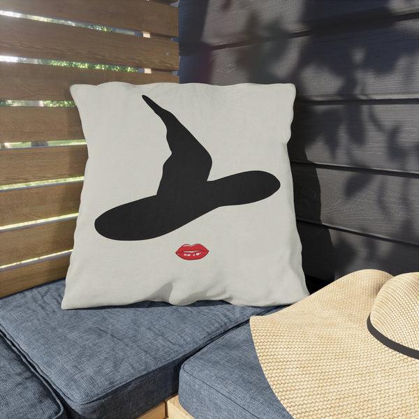 Glam Witch Outdoor Indoor Throw Pillow
