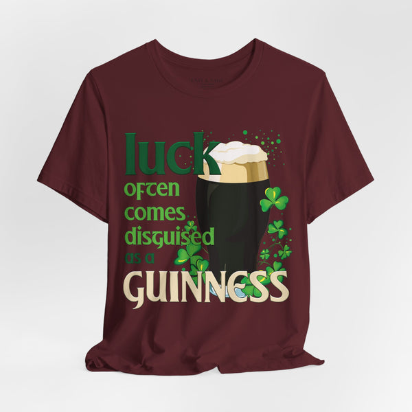Guinness Lucky Irish St. Patrick's Day Drinking T-Shirt